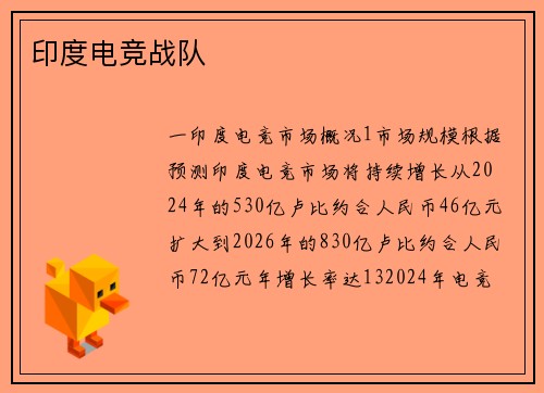 印度电竞战队